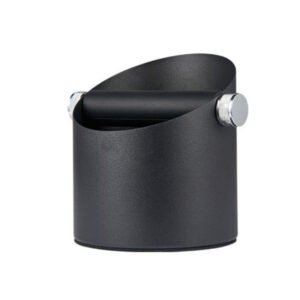 Coffee Waste Bin Milk Tea Residue Recycling Powder Box, Color: Black (Aluminum Alloy)
