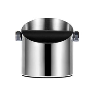 Coffee Waste Bin Milk Tea Residue Recycling Powder Box, Color: True Color (Stainless Steel)